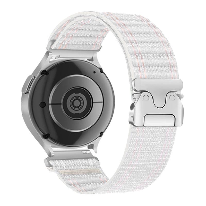 Bracelet de montre en nylon avec boucle de parapluie et motif de vague
