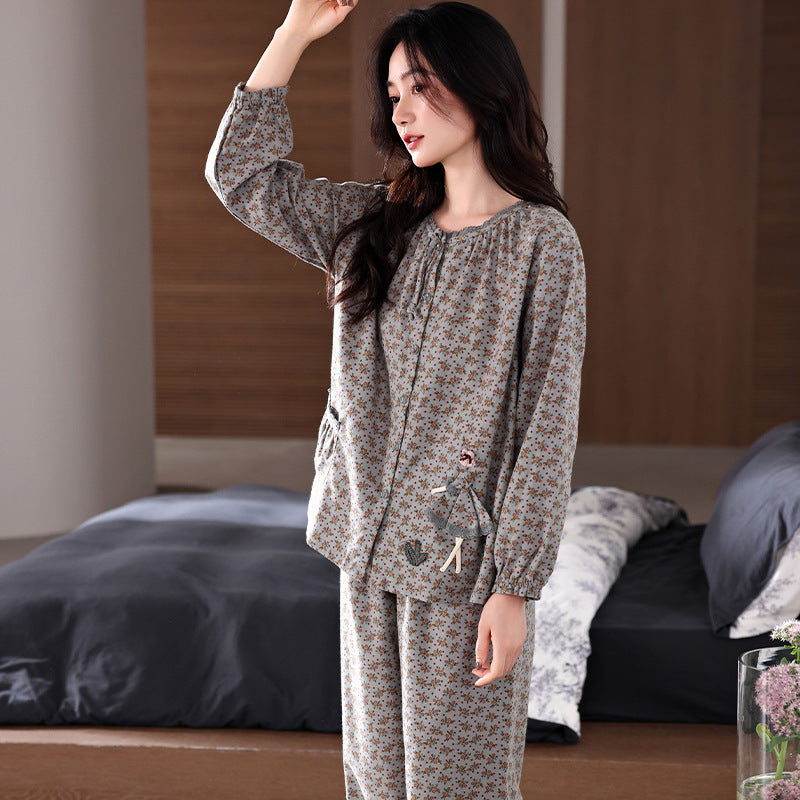 Robe de pyjama en coton pour femmes de mode