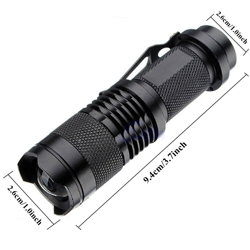 Lampe de poche UV Ultra Violet Lampe de poche portatif Petite lampe de poche 395nm Mini lumière Inspectio