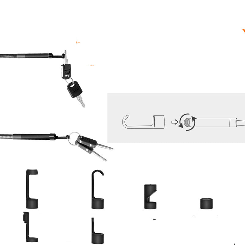 Endoscope à double endoscope de 8 mm avec écran