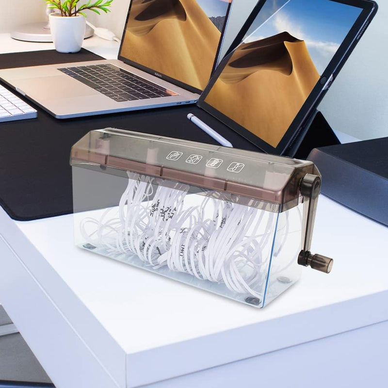 Portable A6 A4 main de papier Shredder manuel coupe droite bureau maison