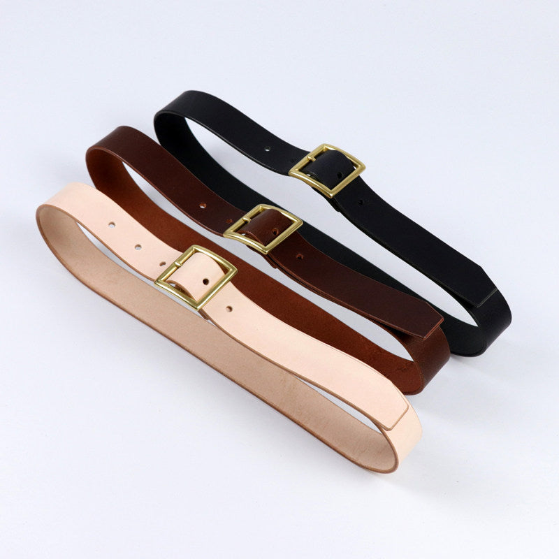 Amekaji Pure Copper Fabric Retro Industrial Style Japonais ceinture de caractère