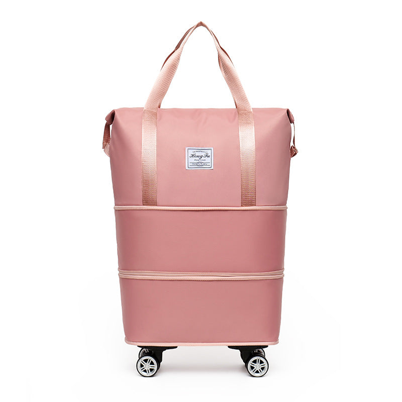 Double couche Grande capacité étendue Sac de voyage Séparation humide sèche Maternité légère P