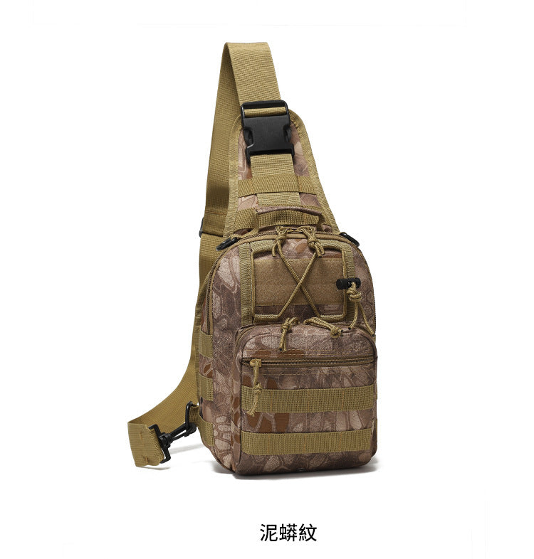 Sac à vélo Oxford Cloth Camouflage Sports de plein air Petit coffre Pannier Sac