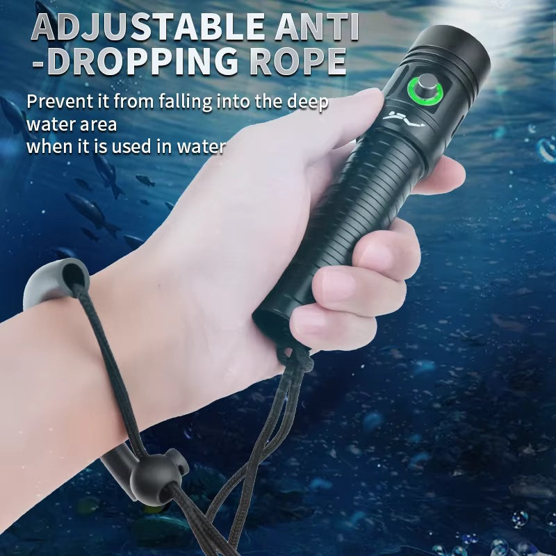Lumière sous-marine adaptée à la plongée extérieure et aux urgences