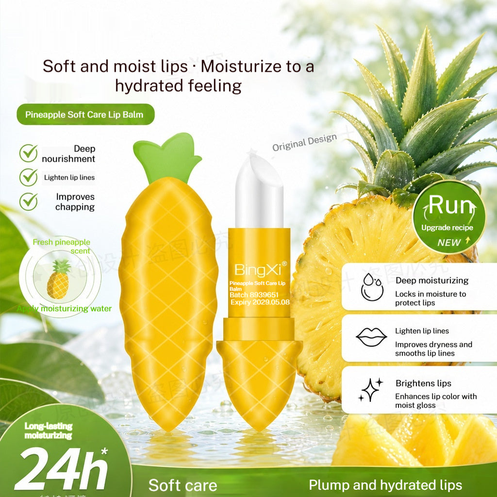 Ananas Baume à lèvres doux Hydratant et aidant à améliorer les lèvres chapidées