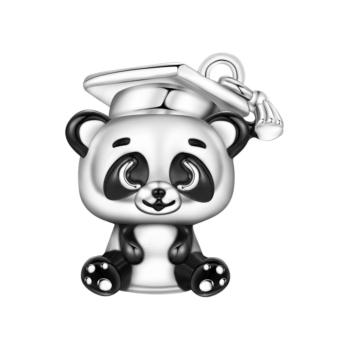 Bamboo mignon Panda bricolage perles de cuivre pendentif accessoires