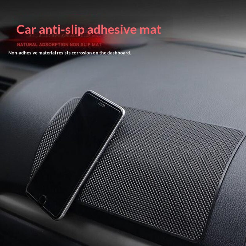 Tapis de rangement antidérapant de voiture - Plaque d'organisateur de tableau de bord en silicone pour les clés de pièces de téléphone - Univers