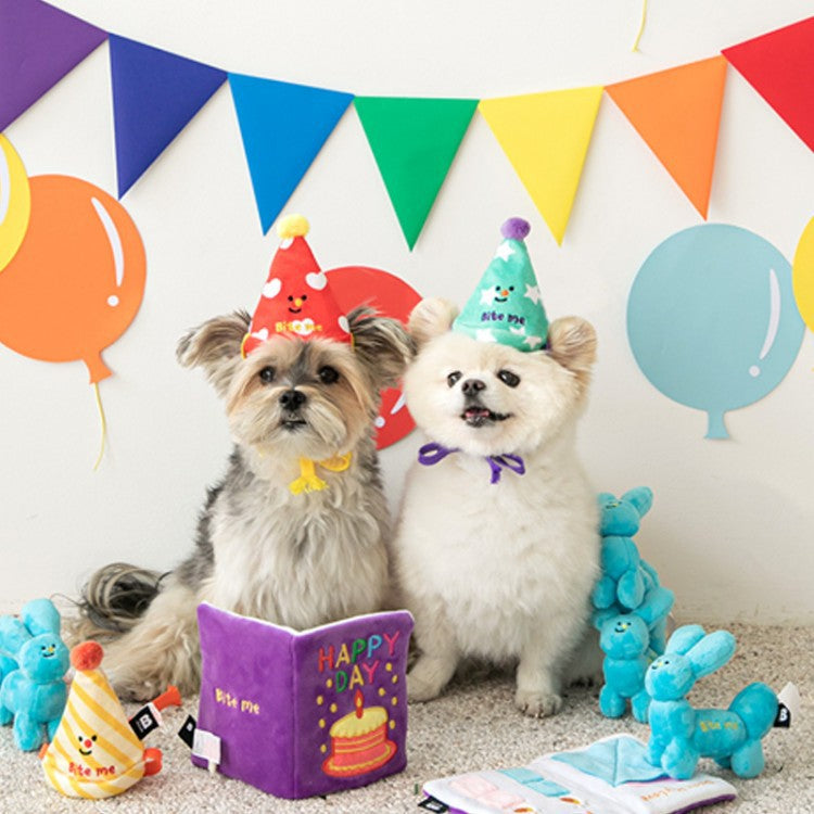 Chapeau d'anniversaire multifonctionnel pour chiens