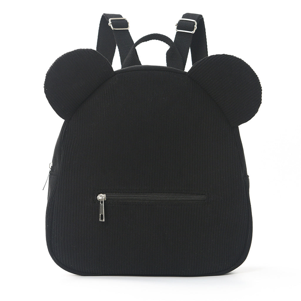Sac à dos en peluche Mode populaire Casual Ear Teddy Bear Sac à dos Cartoon Sac à dos pour enfants-