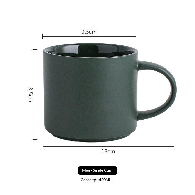 En stock Couple tasses en céramique avec logos personnalisés