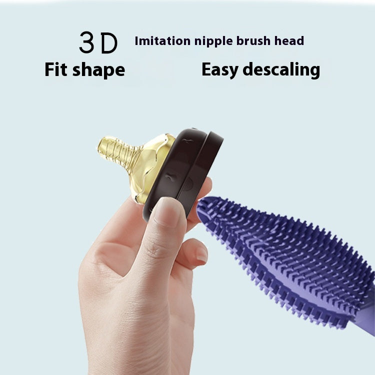 Brosse de robinet de nettoyage en silicone multifonctionnel