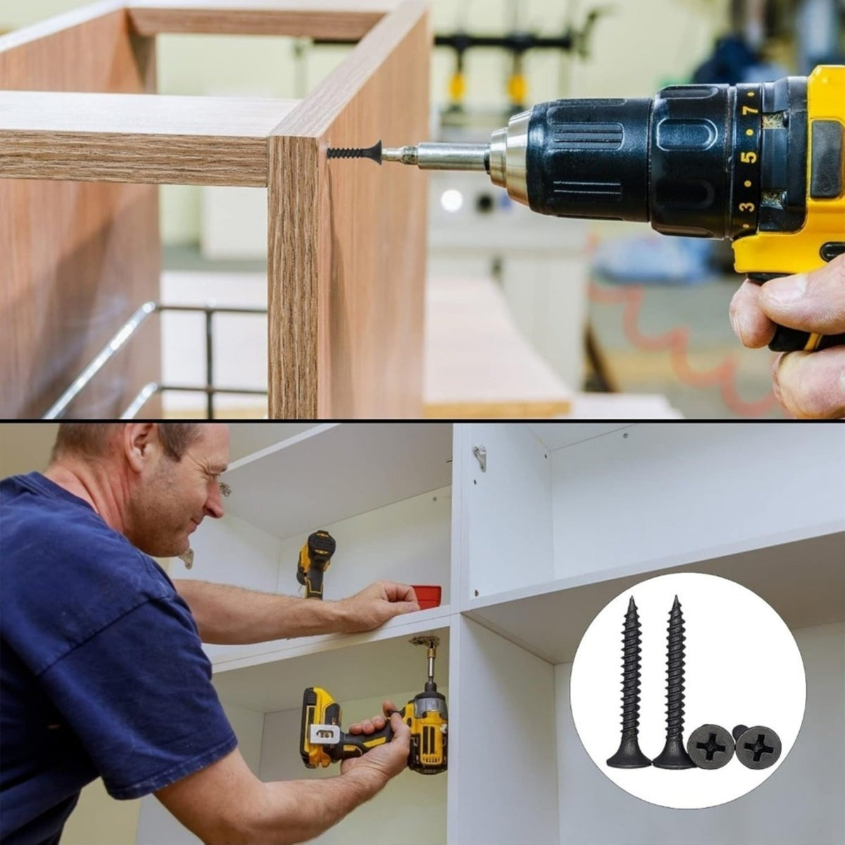 Self-tapping screw set