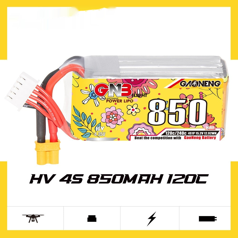 Haute énergie 850mAh 4S 152V 120C Fit 2-25 pouces modèle Airplane Batterie