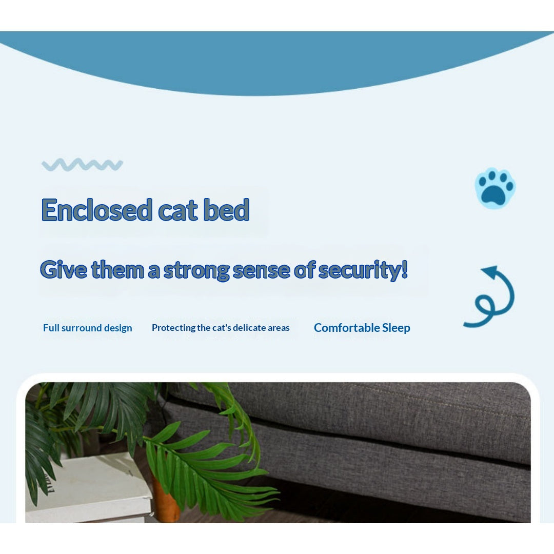 Sac de couchage de chat pour l'automne