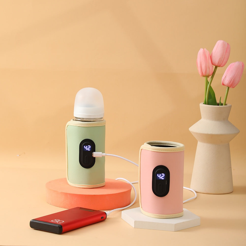 Couverture d'isolation pour bouteille de lait portative USB Intelligent Temperature Control