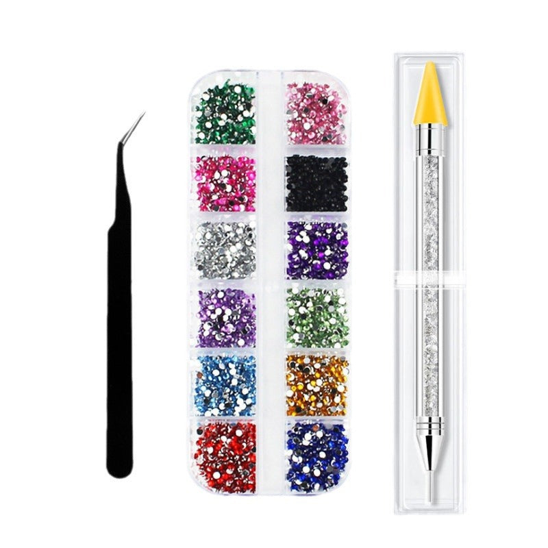 Sticker diamanté Iridescent Transparent AB