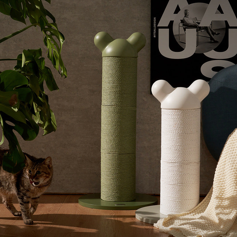 Écraseur de chat qui ne cède pas le poste d'écrasement durable pour aiguiser l'arbre grimpant F