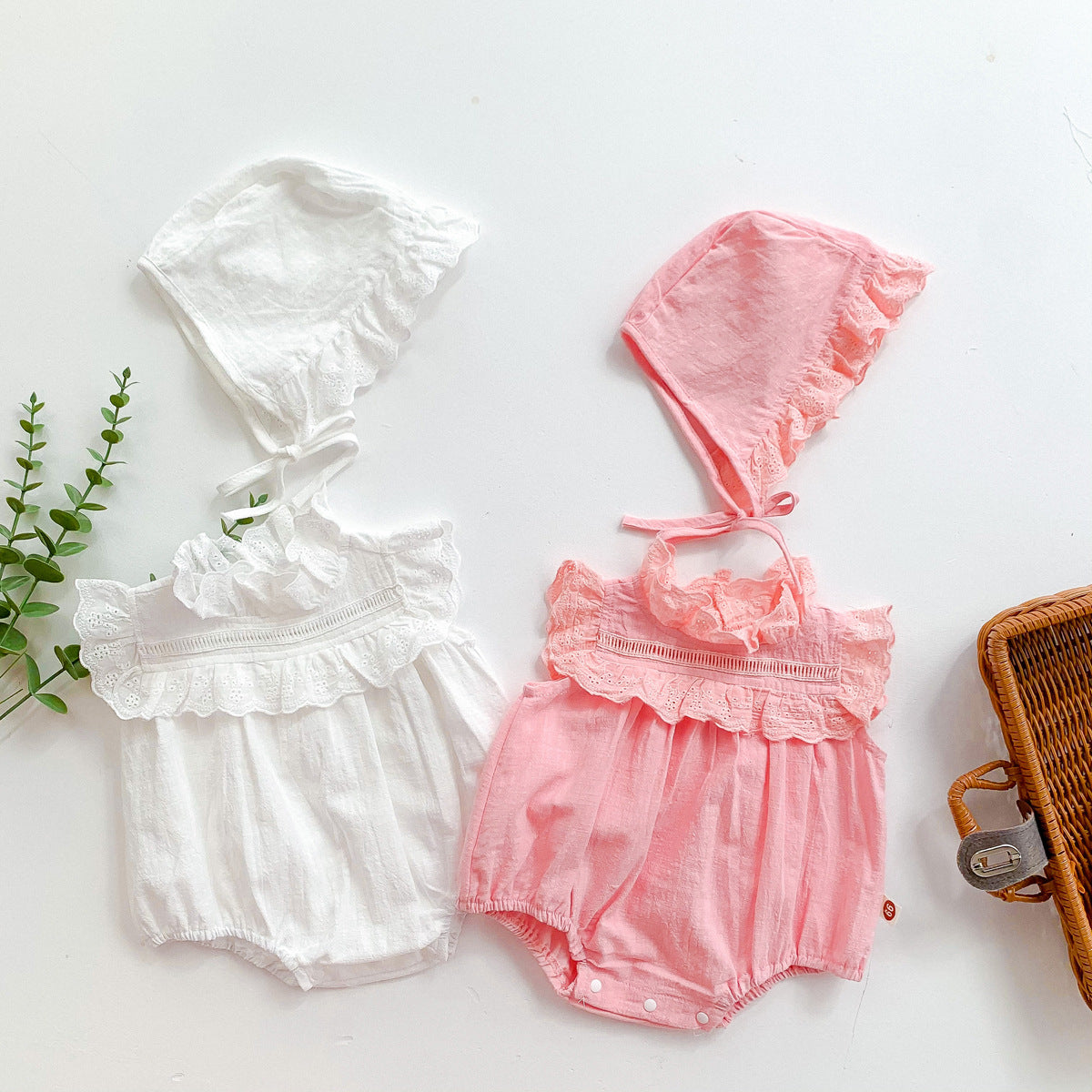 Dentelle coréenne onésie combinaison bébé Romper