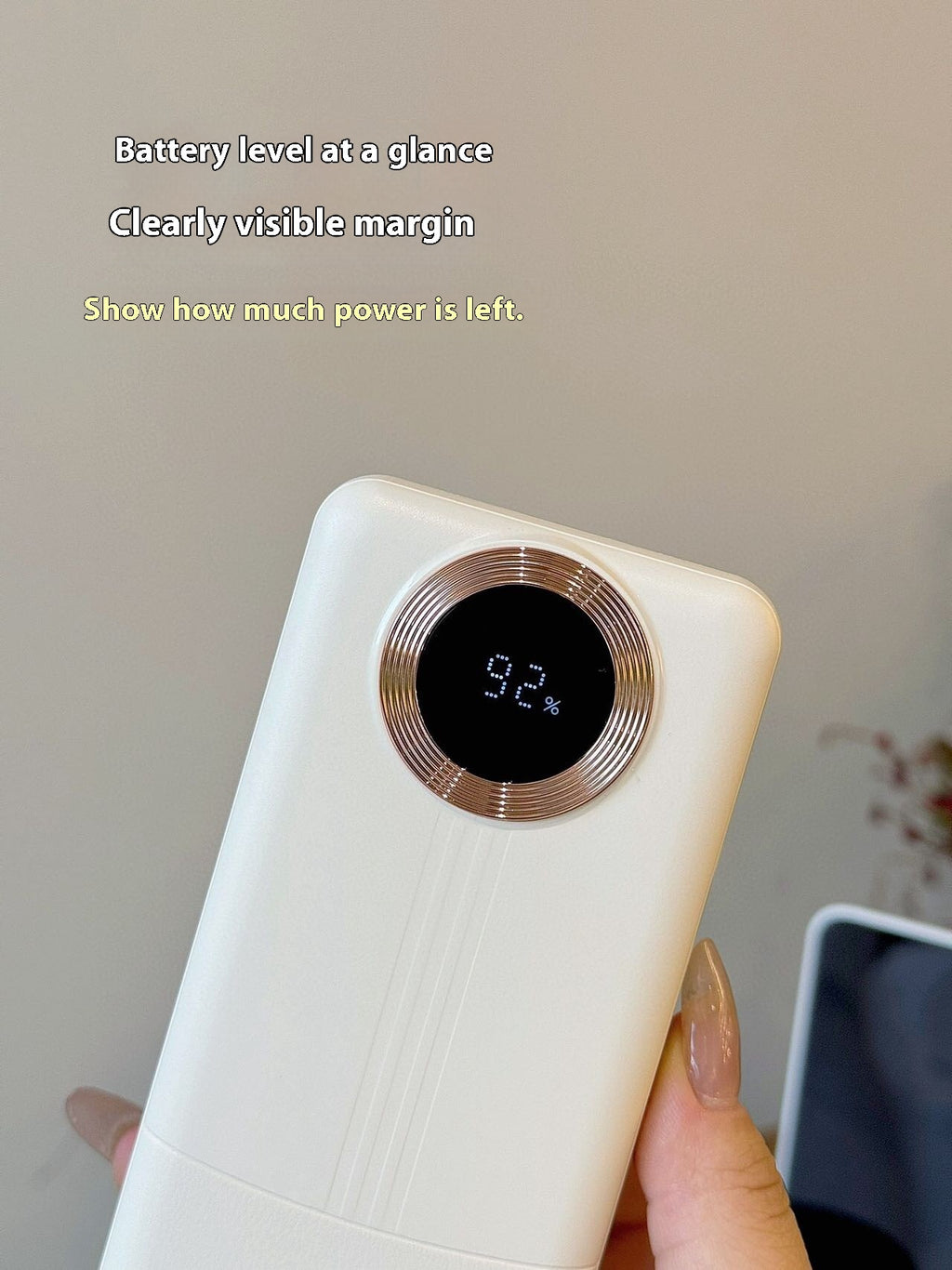 PD Fast Charge Power Bank 66W Super est livré avec câble de recharge