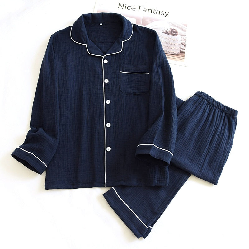Pyjama pour homme Crêpe de coton longue