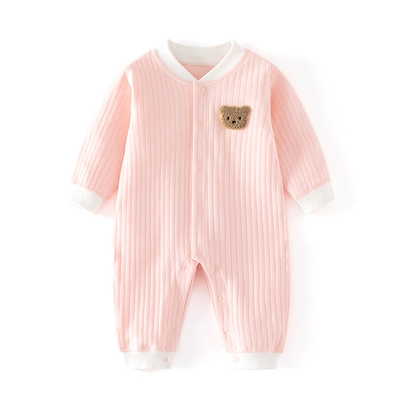 Vêtements pour bébés Classe A Pure coton sans couture Onesie Baby Pajamas Sous-vêtements d'hiver Crawling