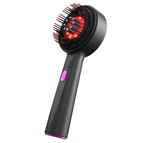 Peigne de Massage électrique Accueil Peigne Évacuateur Rouge Lumière Antidérapante Soins capillaires multifonctionnels
