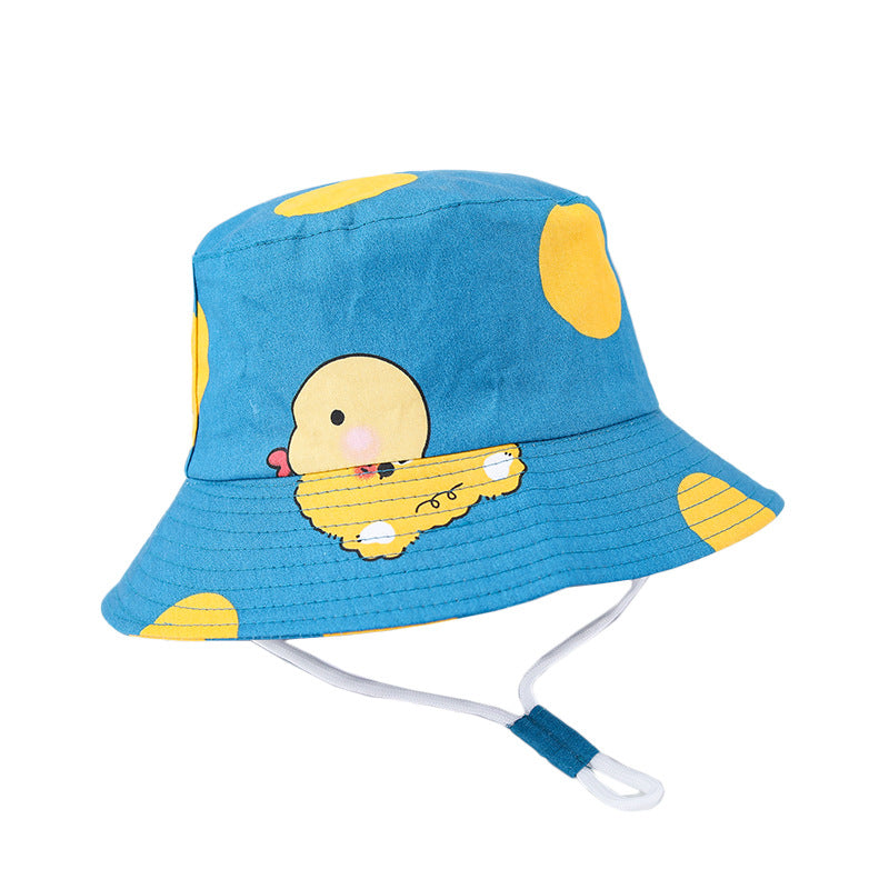 Enfants imprimé Dinosaur Bucket Sun Hat Big Brim Boy Girl Hat