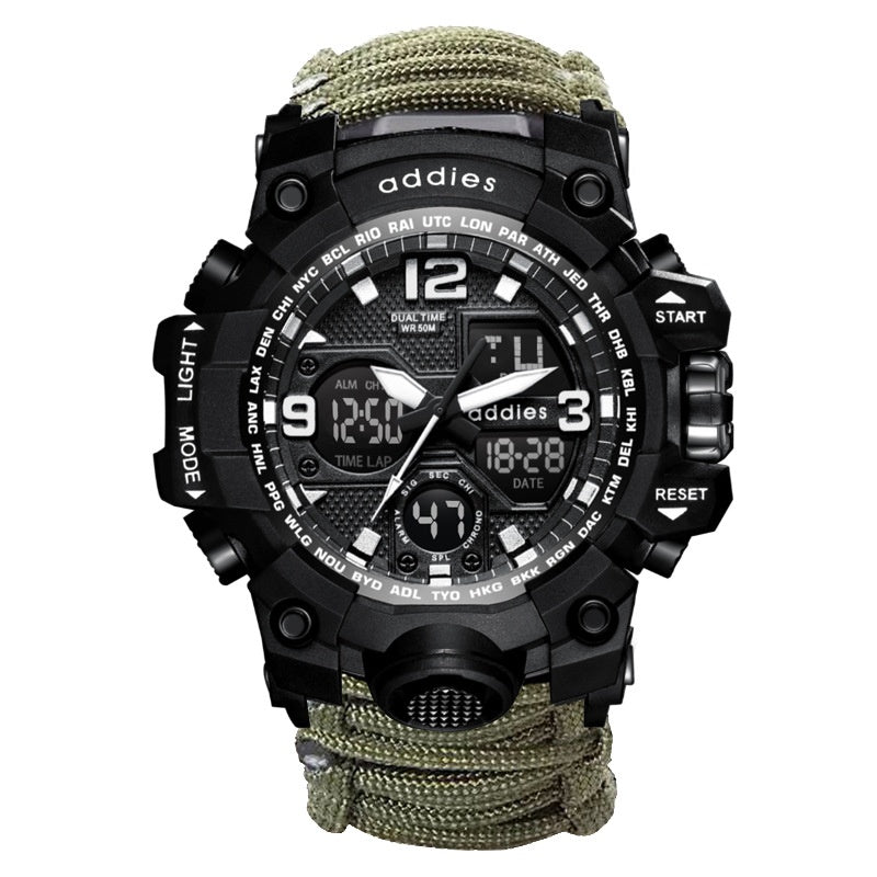 Multifonctionnel Sports Watch Outdoor Mountainering Tactical Homme Waterproof
