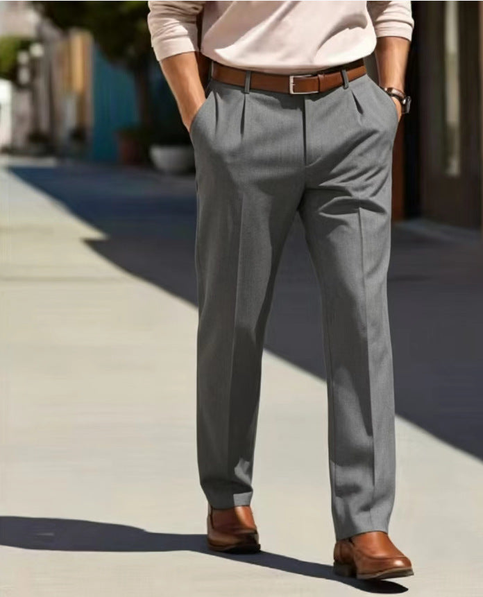 Pantalons sur mesure pour hommes à coupe molle