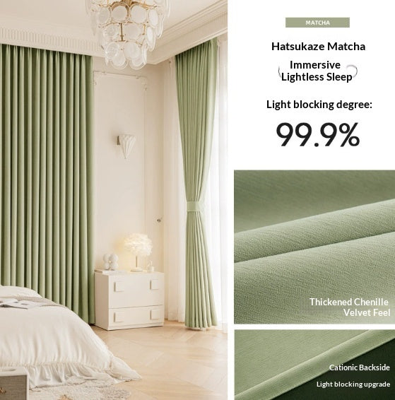 Master Blinds Rideaux Chenille French-Style Luxe-Looking Home Décor Light Luxury Modern A