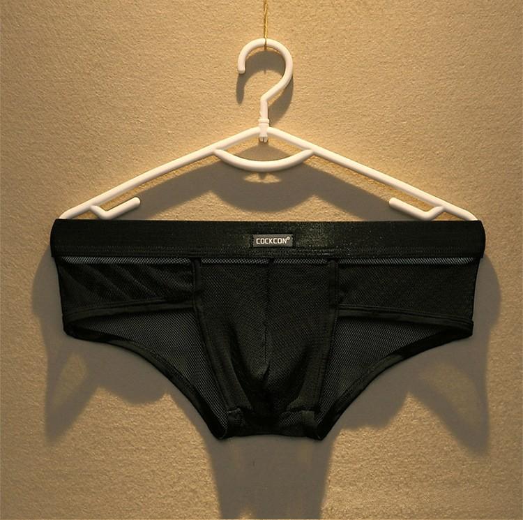 Mens Sous-vêtements en mesh avec une poche respirante