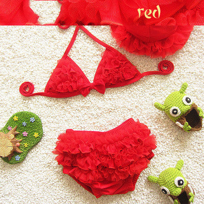 Maillot de bain 1 an 2 enfants 3 enfants 4 filles Ins Split 5 princesse 3-6 mois Baby Bo