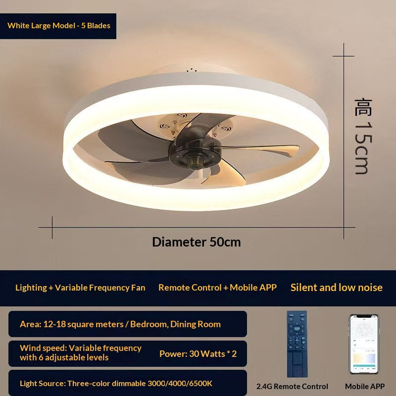 Restaurant léger de style nordique Smart Fan Light