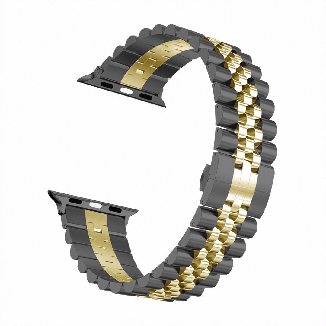 Bracelet en métal à cinq perles, tout en patch