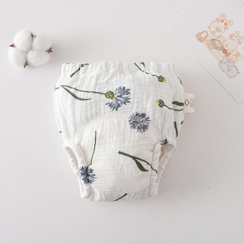 Corean Gauze Cotton Baby's Ring Urine Waterproof pour prévenir les fuites de piège d'entraînement d'urine