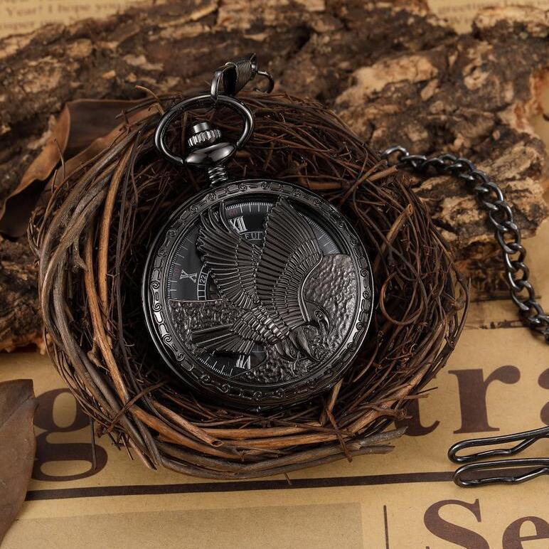 Montre mécanique classique emboîtée Retro Hollow-Out automatique