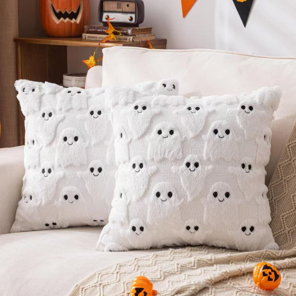 Couvertures d'oreiller d'Halloween 2 Pack