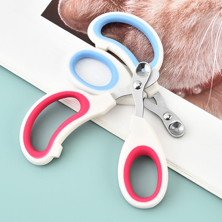 Ciseaux de la limite des ongles du chat d'animal