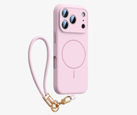 Applicable à 17 Fine Circle Magnetic Phone Case Silicone liquide