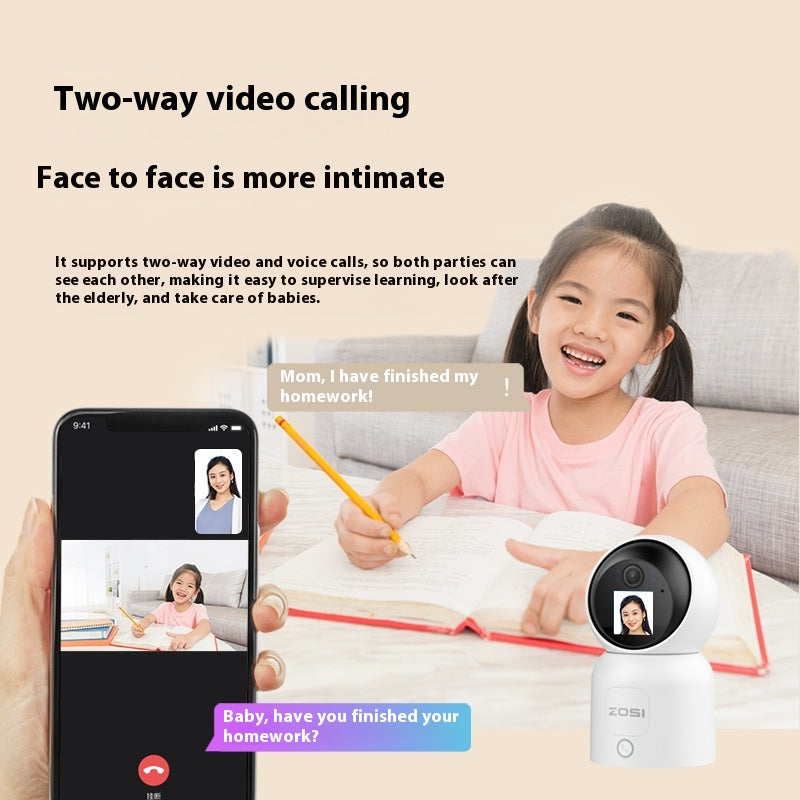 Zhou Shi sans fil Wifi HD Caméra intérieure de sécurité intelligente Surveillance Remote Large