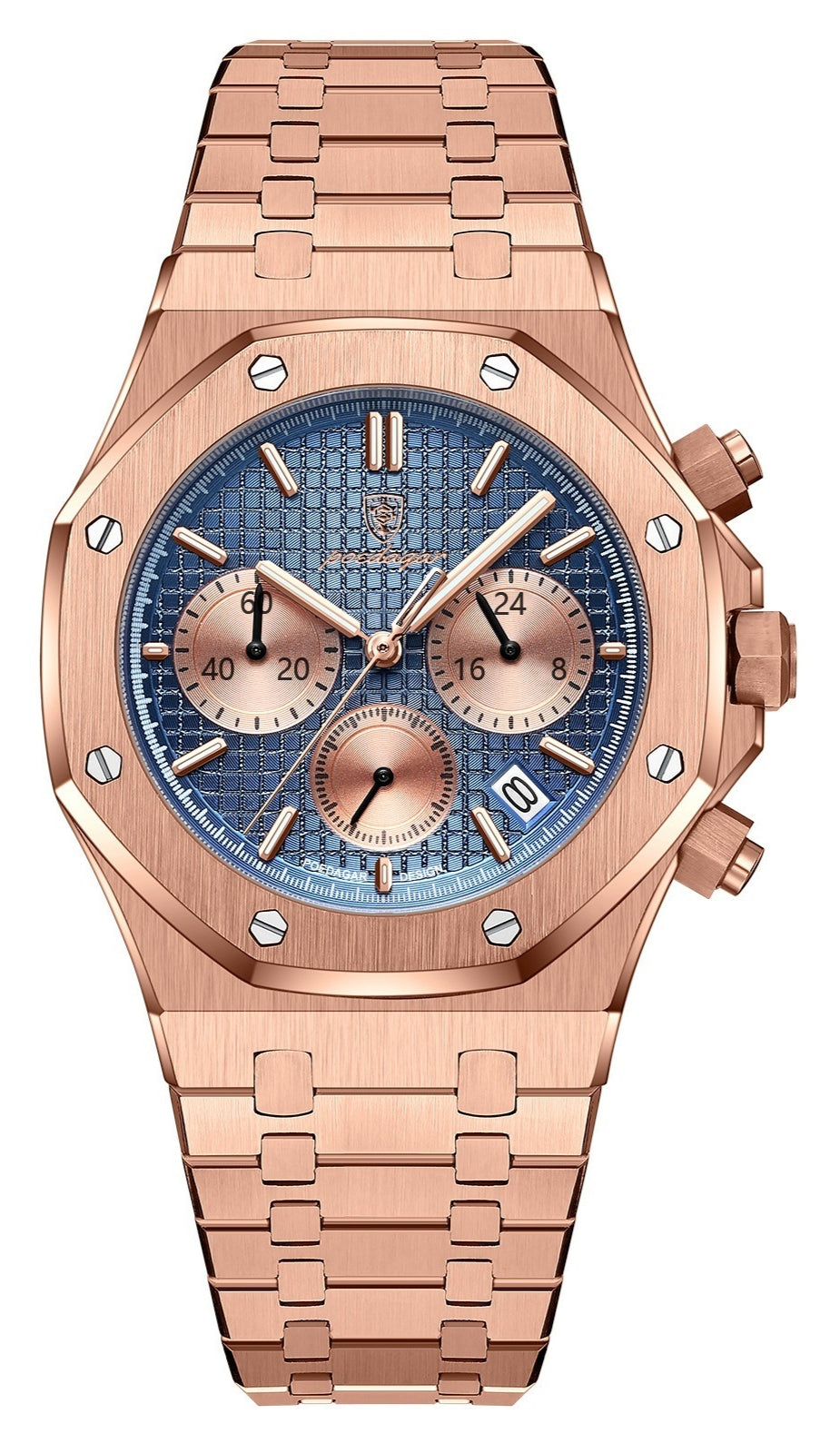 Montre Quartz homme multifonctionnelle Trendy Watch
