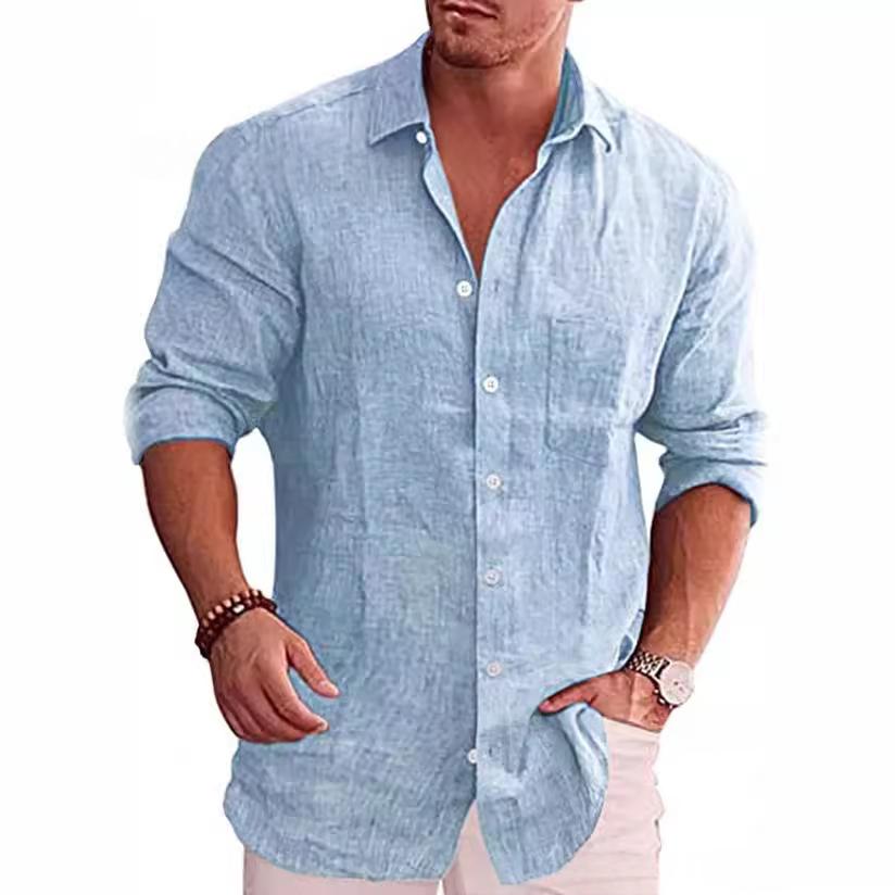 Linge de maison longue manches manches manches longues chemise casual