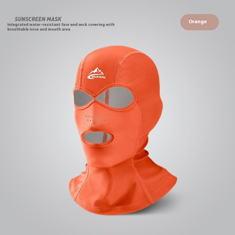Facekini Natation Protection solaire Couverture tête Hommes et femmes Extérieur