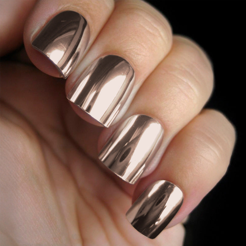 Stickers Nail Miroir Multicolore Texture Métal