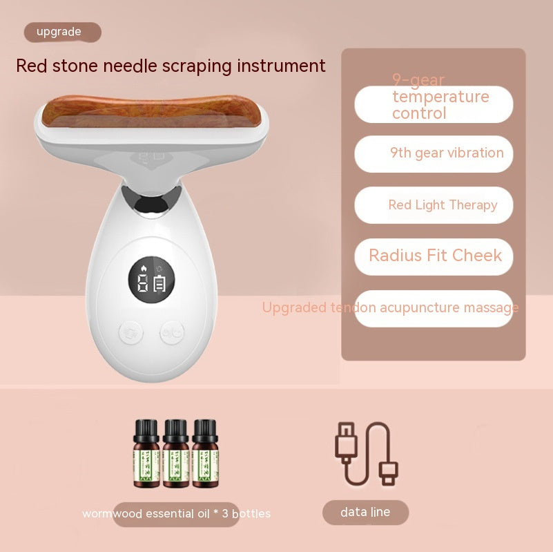 Ménage Électrique en pierre taille Instrument de massage visage
