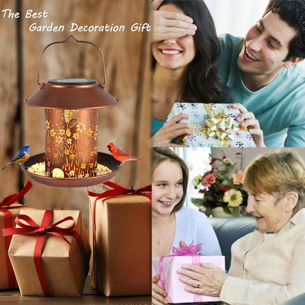 Solaire alimentation lampe extérieure étanche en fer Art