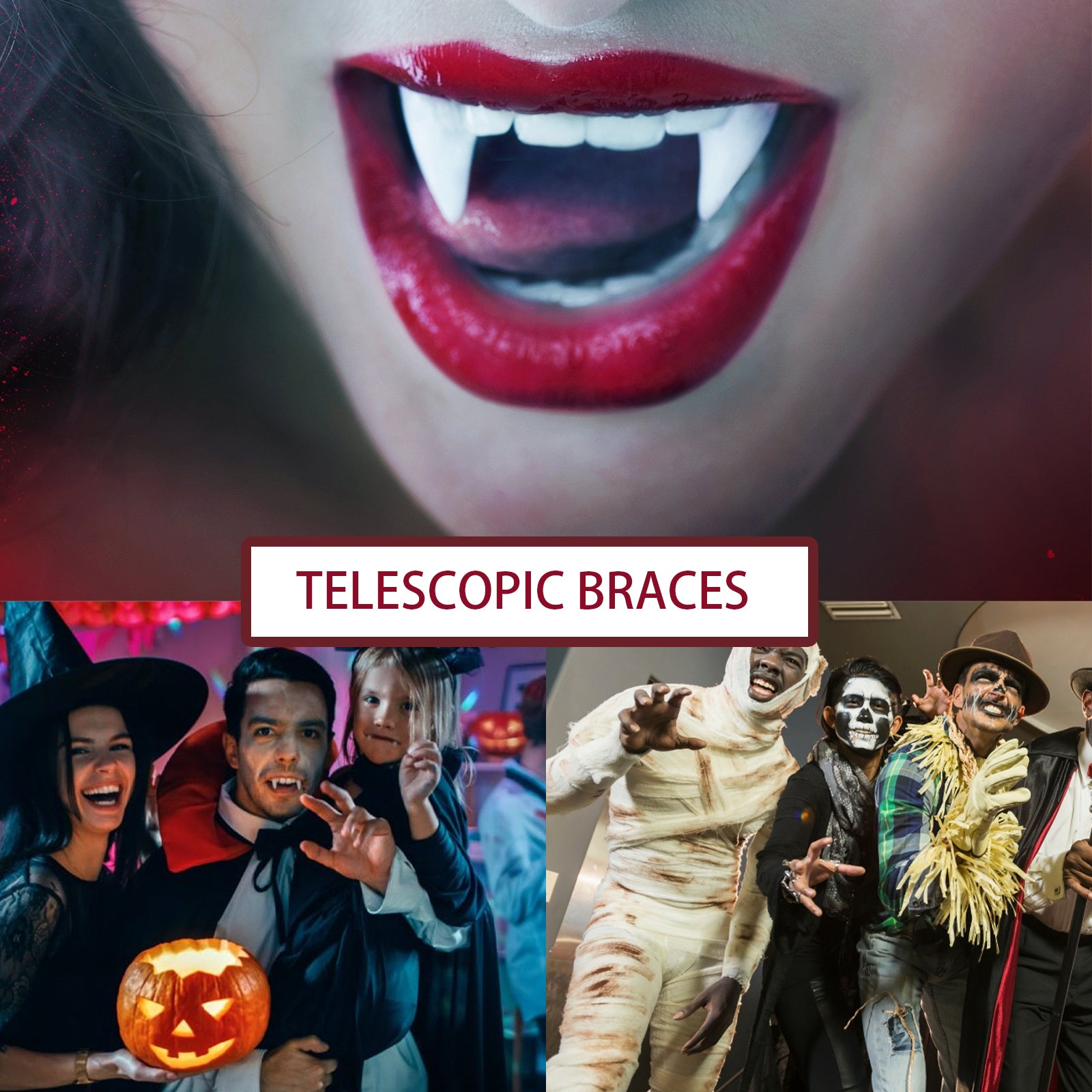 Dents de vampire rétractables