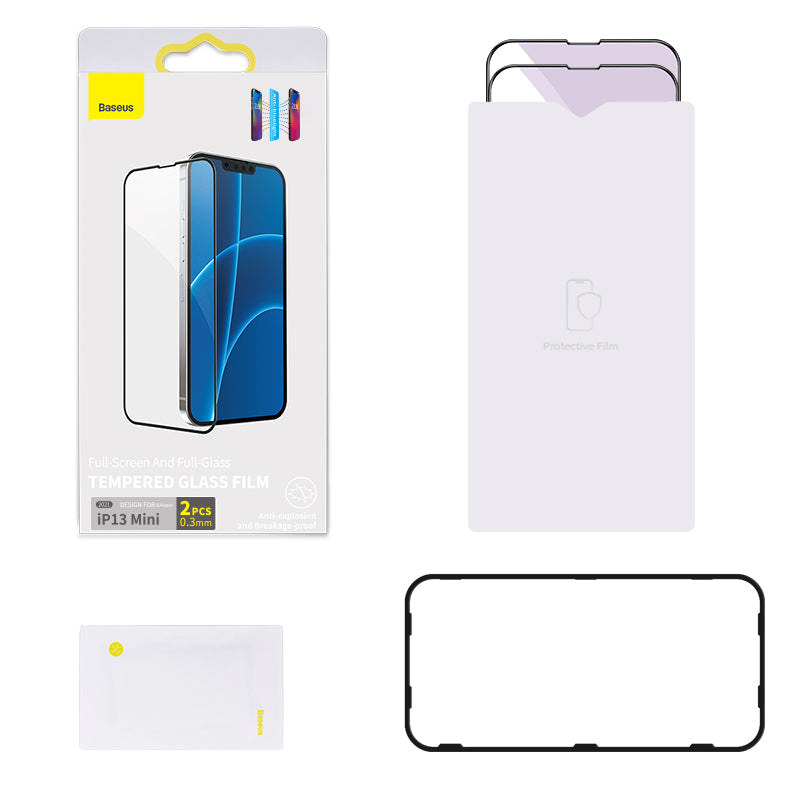 0.3mm Full Screen Full Glass Anti Blue Light Tempered Film pour IP 5.4 Inch Model