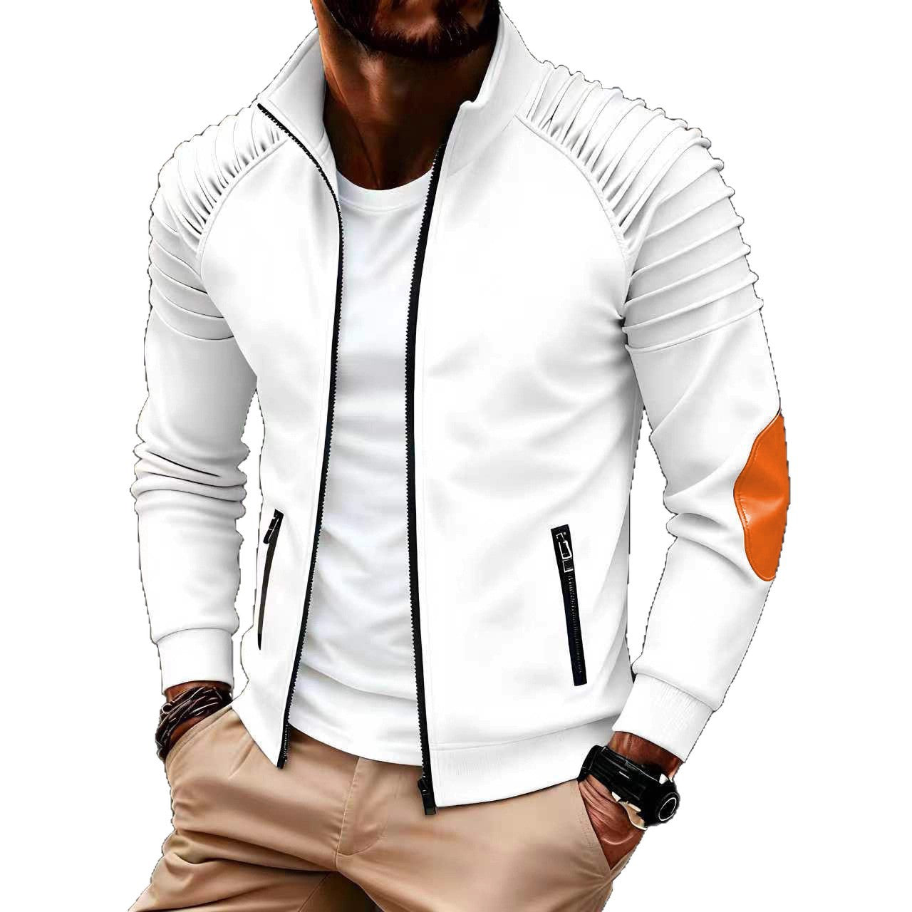 Stand-collar coupe-vent Homme Mode Veste Casual